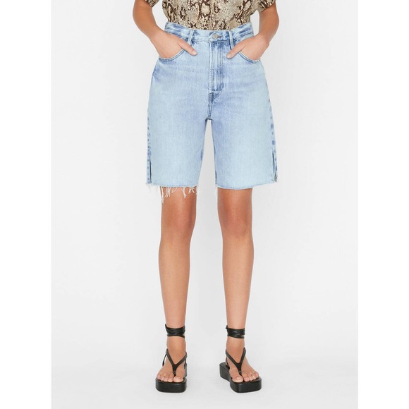 Frame High Rise Bermuda Raw After in Rossum 1Year Size 28 NWT